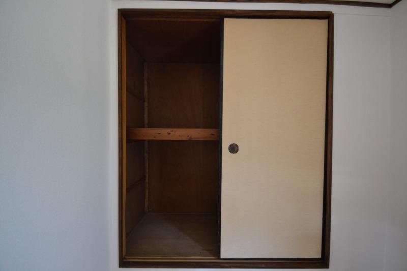 収納　押入収納があります。