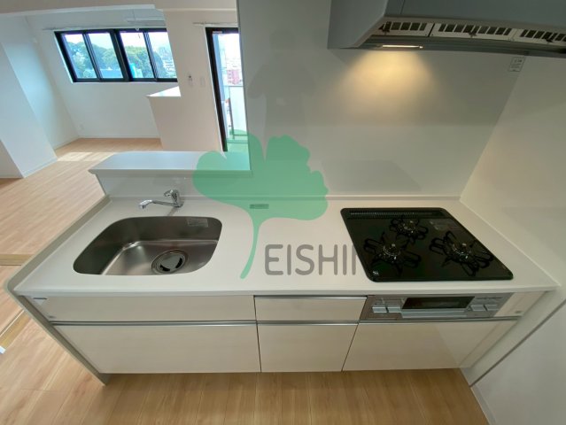 キッチン　シンプルな清潔感のあるキッチンです！