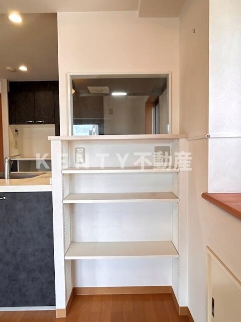 収納　収納のためのスペースです