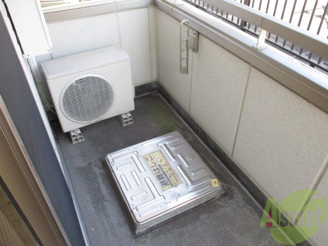 バルコニー　風通しの良いバルコニーです。