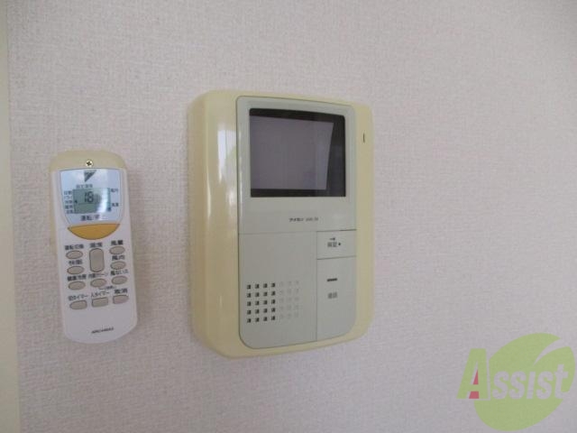 セキュリティ　モニタ付きで安心ですね。