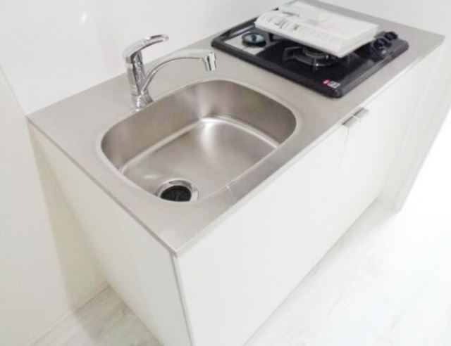 キッチン　★使いやすい二口コンロ、システムキッチン★