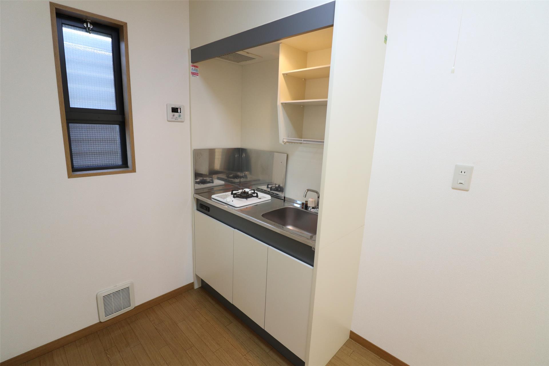 キッチン　ガスコンロ１口付きミニキッチン