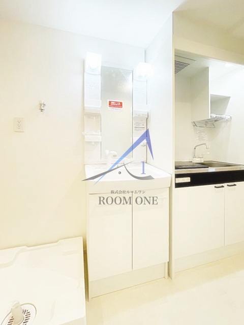 洗面設備　洗面台です。