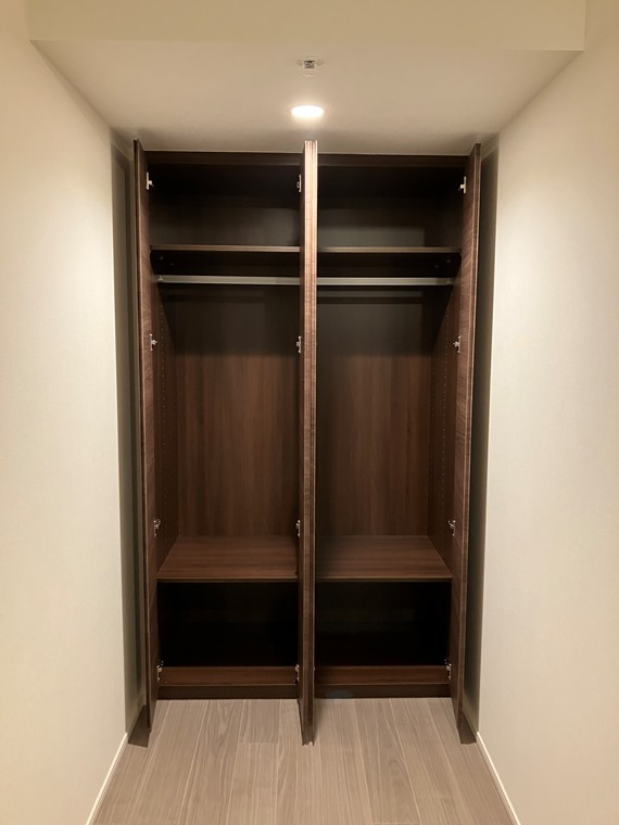 収納　大きなスペースがあり、収納には困りません