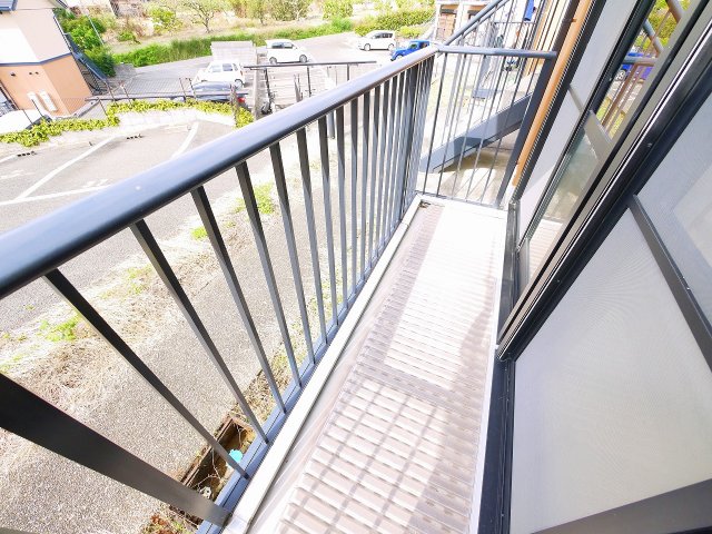 バルコニー　バルコニーがあります