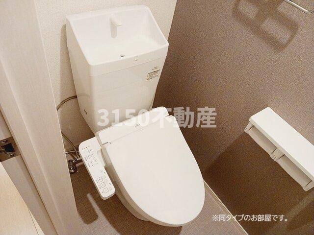 トイレ　ゆったりとした空間のトイレです