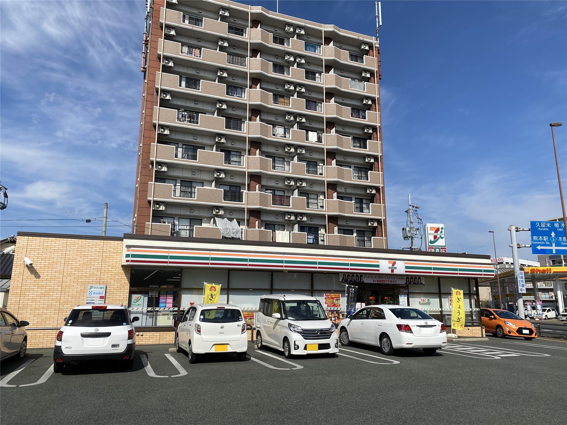 コンビニ　セブンイレブン熊本世安町店（コンビニ）まで767m