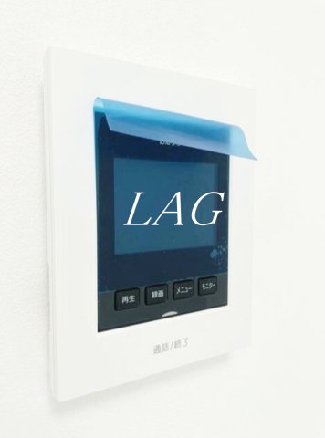 セキュリティ　モニター付きインターホンです。