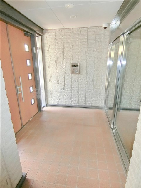 エントランス　防犯カメラ+TVモニター付オートロック