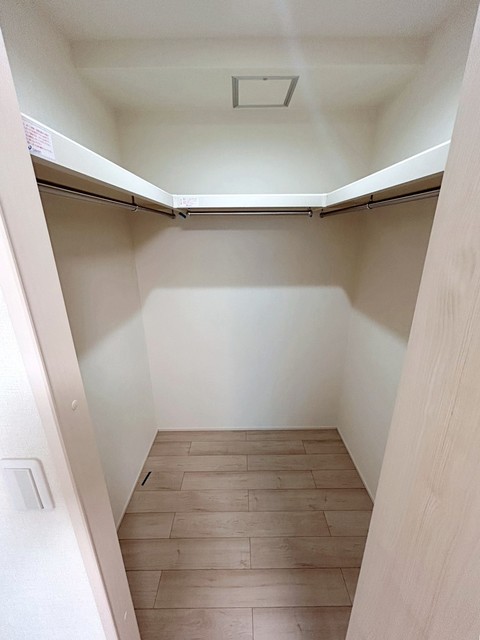 収納　大容量のウォークインクローゼット付き♪
