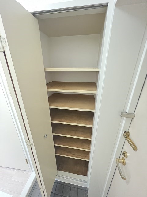 収納　専用の収納スペースです
