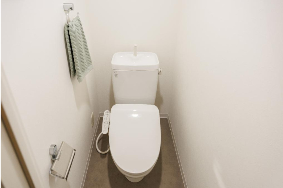 トイレ　ゆったりとした空間のトイレです