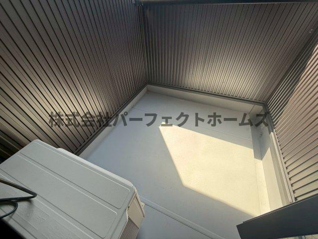 バルコニー　落ち着いた時間を過ごせるバルコニーです