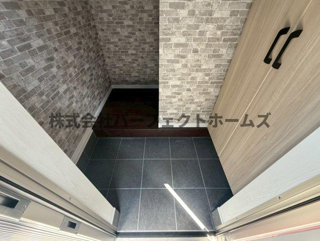 玄関　明るい玄関です