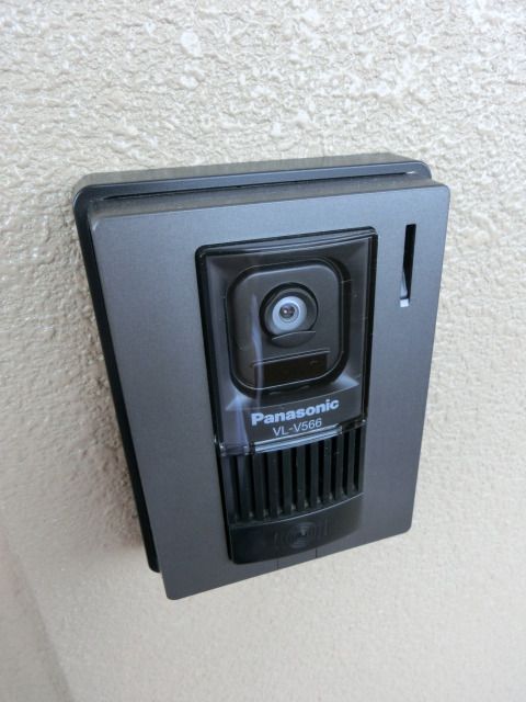セキュリティ　防犯ＴＶモニター付きのドアホン。