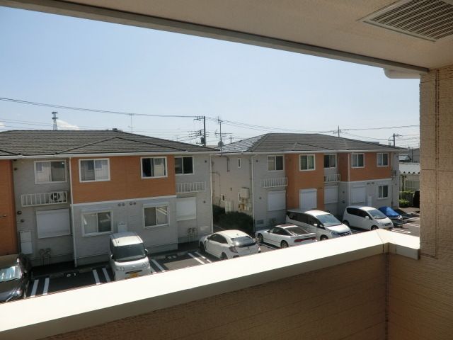 眺望　バルコニーからの景色です