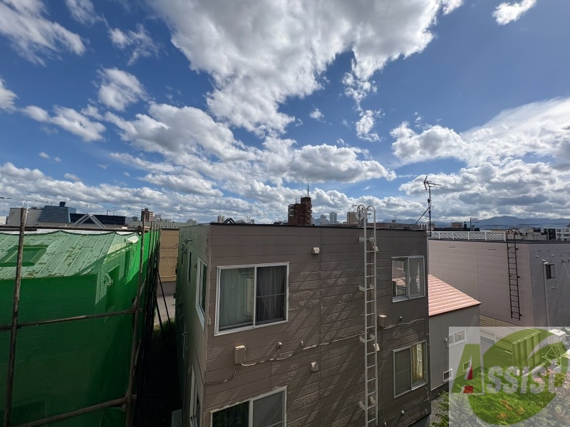 眺望　眺望です。建物はありますが風通しは良さそうです。