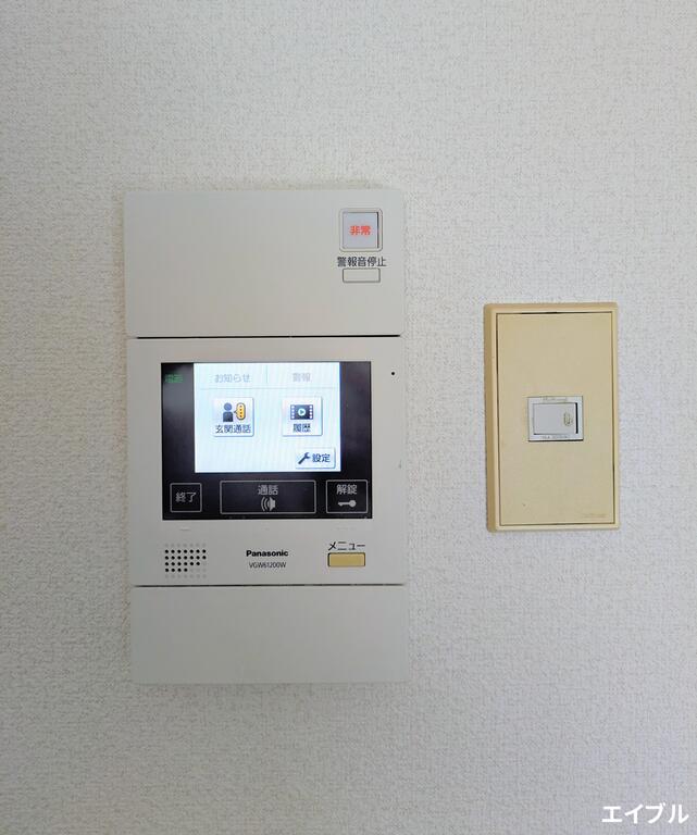 セキュリティ　写真はモデルル－ム。家具家電はございません