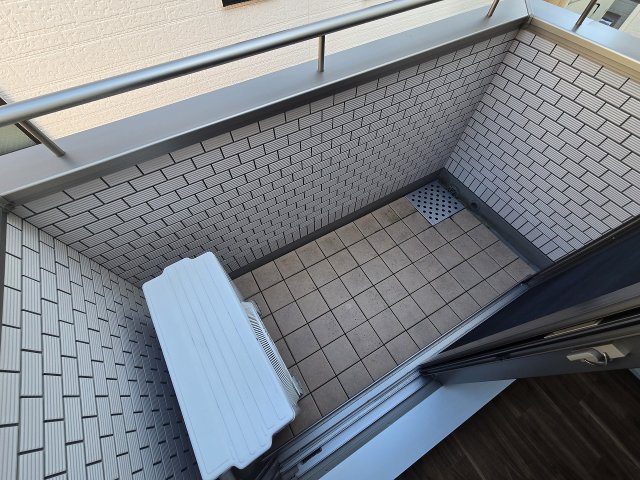 バルコニー　落ち着いた時間を過ごせるバルコニーです