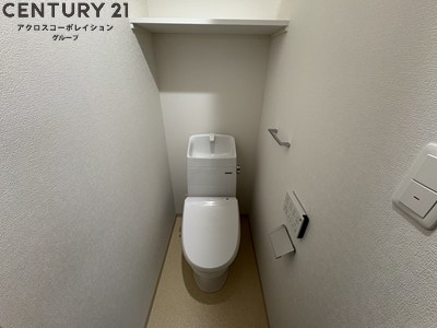 トイレ　ウォシュレット付きのトイレです！