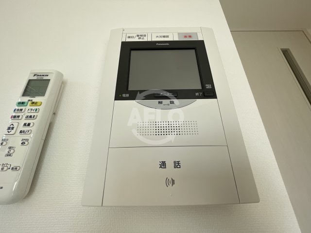 セキュリティ　ファーストステージ江戸堀パークサイド　モニターホン