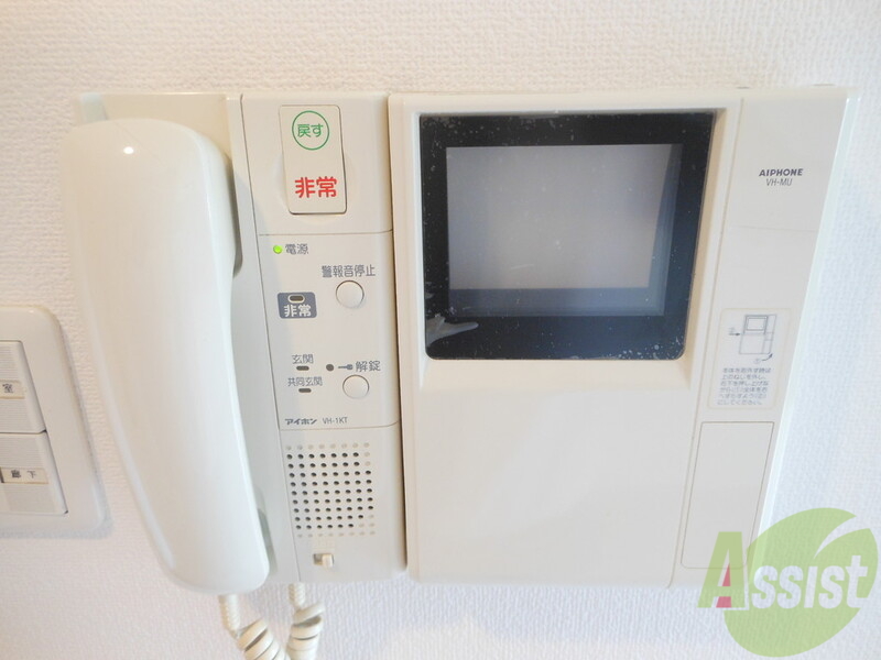 セキュリティ　モニター付きインターホン