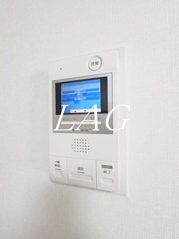 セキュリティ　モニター付きインターフォンです。