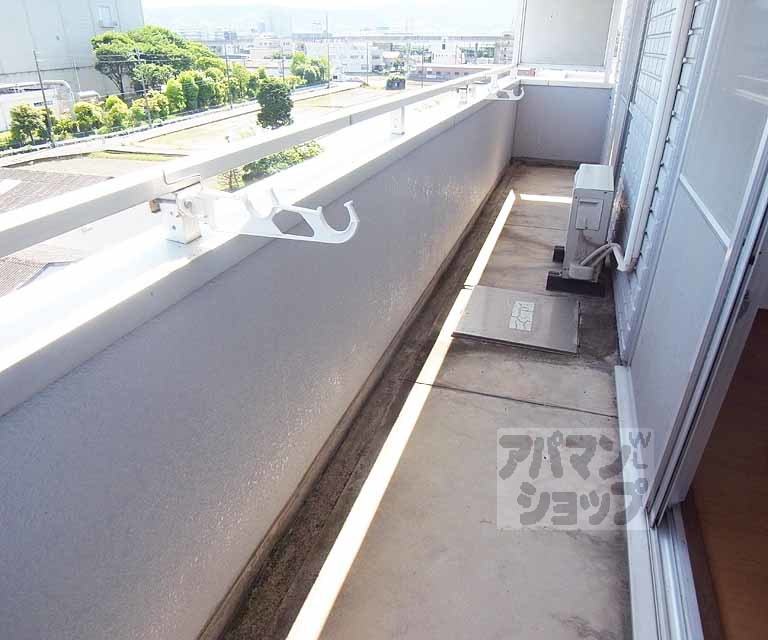バルコニー　のどかな風景です。