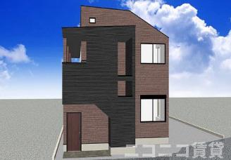 建物外観　建設中の為