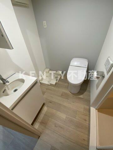 トイレ　ゆったりとした空間のトイレです