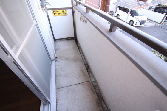 バルコニー　※別部屋の写真です