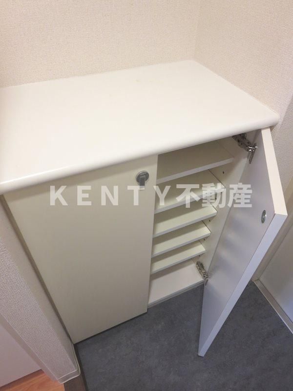 収納　たっぷりとした収納スペースです