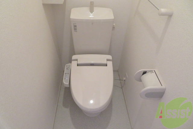 トイレ　トイレはシンプルかつオーソドックスで使いやすそうです。