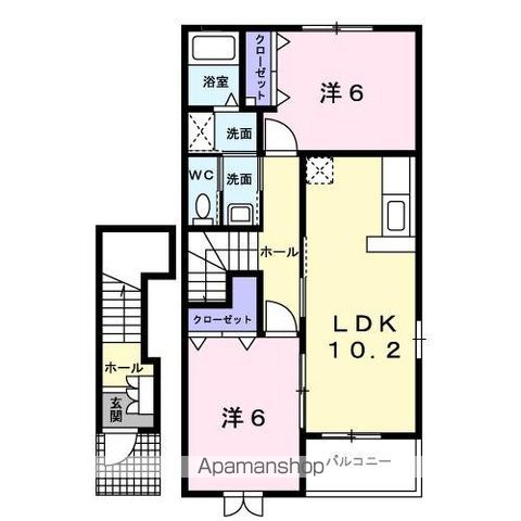 アンダンテAの間取り写真