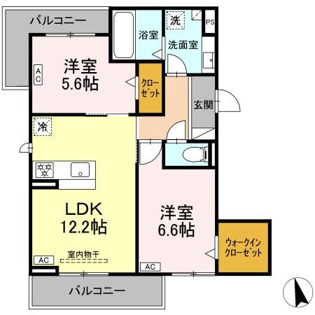 D-avance上和田の間取り写真