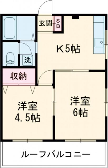 WHITE HEIGHTS川口ビルの間取り写真