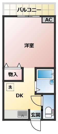 ＪＲ土讃線 金蔵寺駅 徒歩22分 2階建 築14年の間取り写真