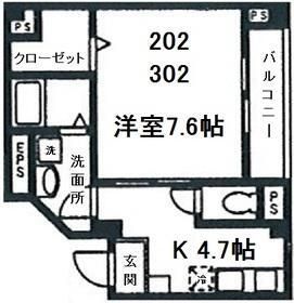 舞ハイツの間取り写真