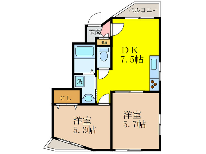 KTIレジデンス淡路の間取り写真