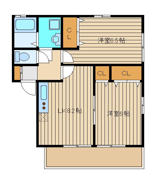 西武池袋線 大泉学園駅 徒歩13分 2階建 築23年の間取り写真