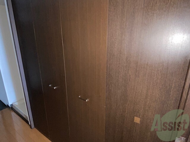 収納　ここに収納があります。収納があると部屋が広く使えます。