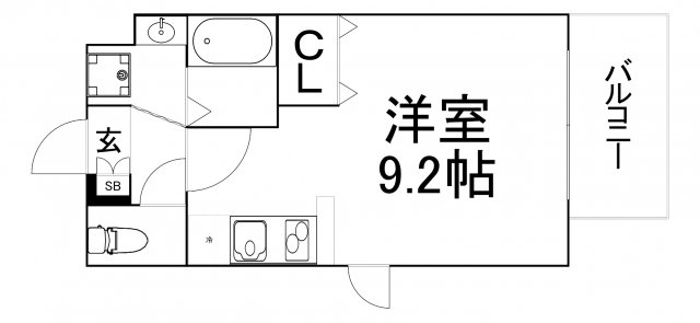 セゾンラトゥールMIYAKOJIMAの間取り写真