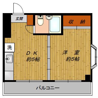 カーサフレスコの間取り写真
