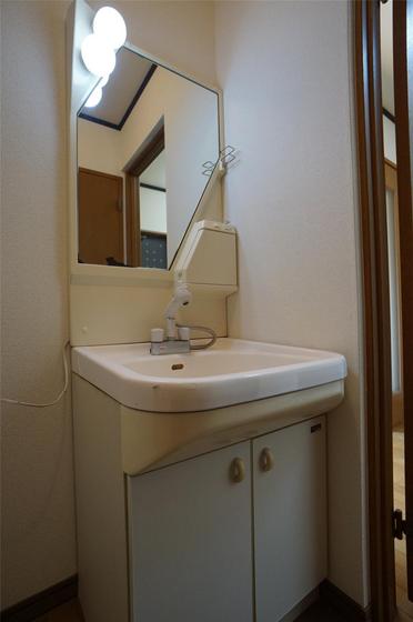 洗面設備　他号室のお写真です