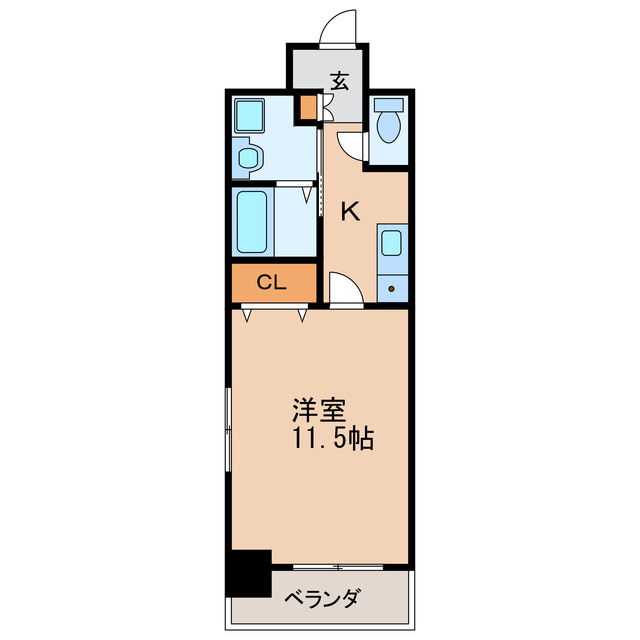 TQレジデンス名古屋錦の間取り写真