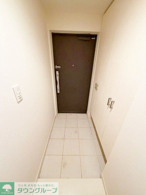 上矢部町マンションの玄関写真