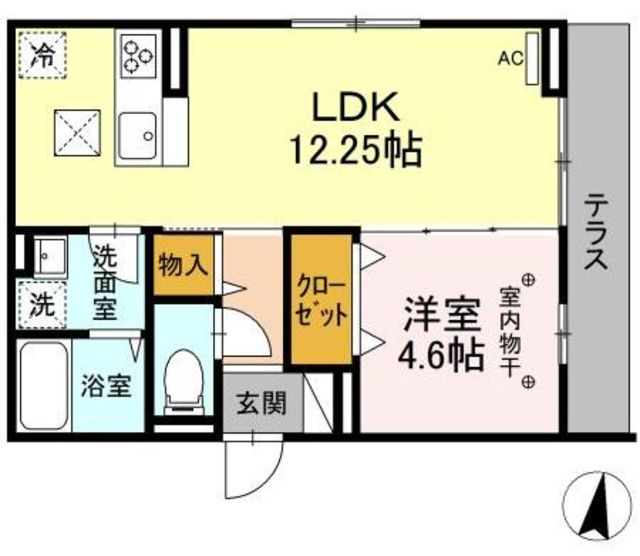 ルリアン東葛西の間取り写真