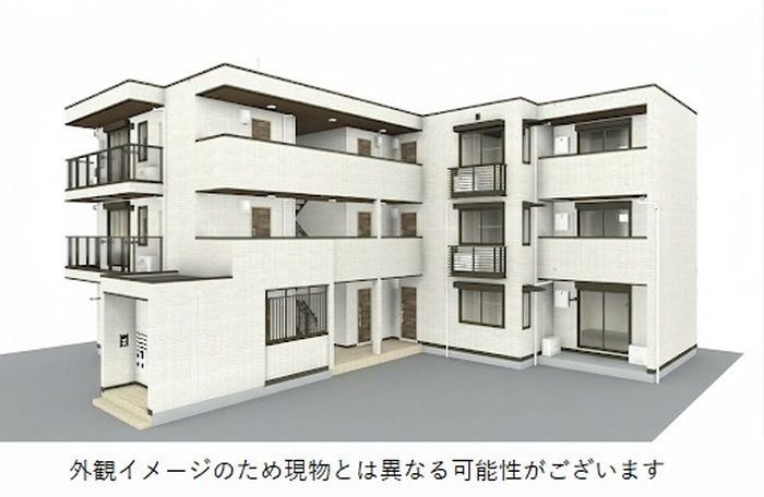 建物外観　外観パース図