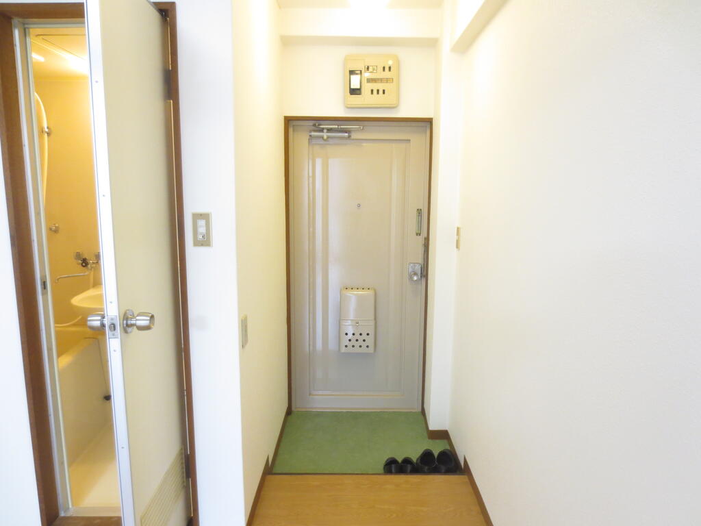 ▲ストローハイツの玄関写真